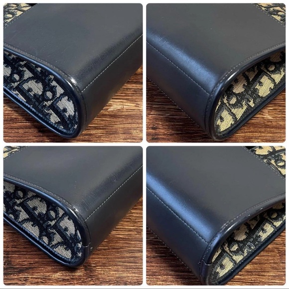 Diorissimo Navy Shoulder Vintage Bag. - Picture 5 of 16